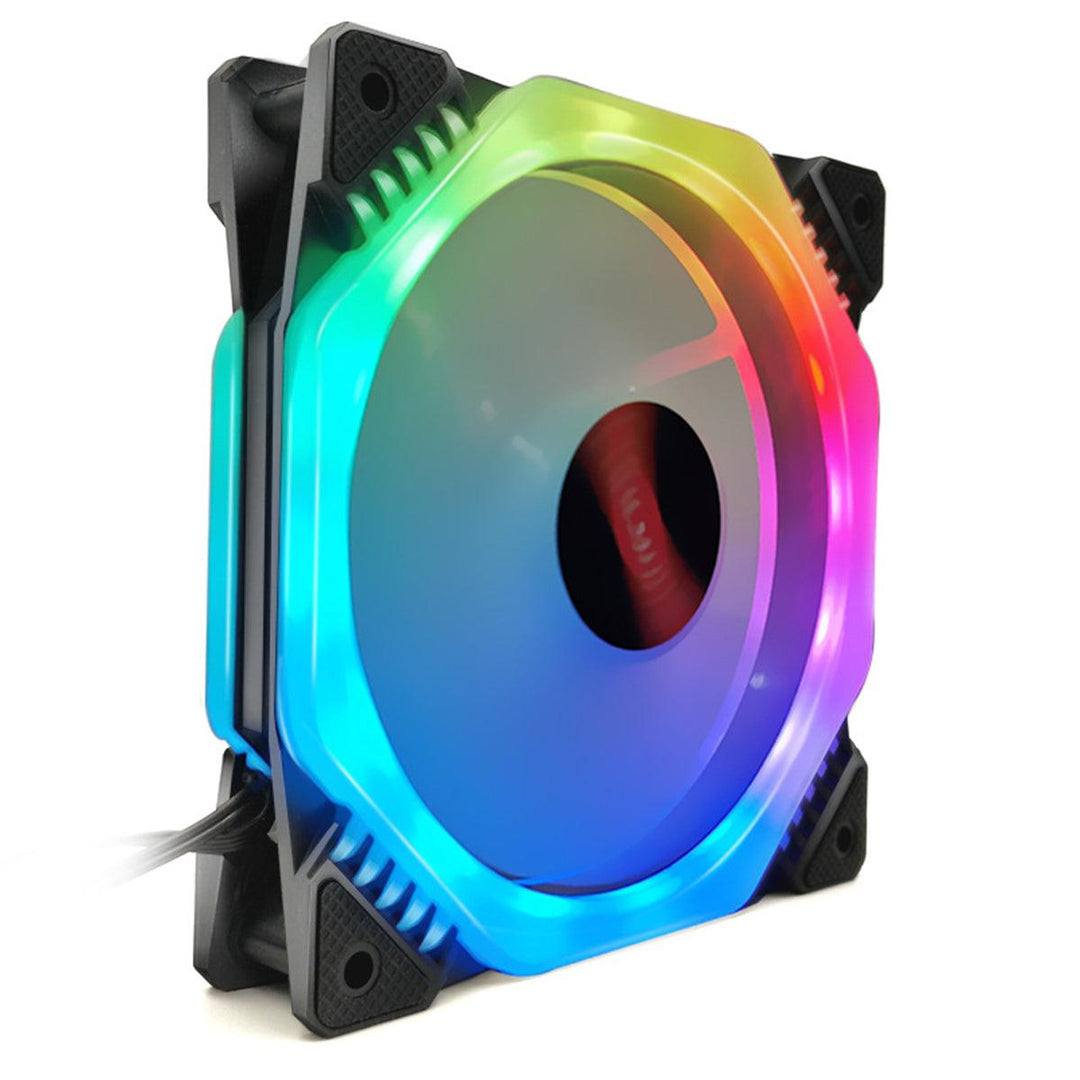 C47346 RGB PC Cooling Fan 1400 RPM 4.2W RGB Symphony cooling fan With the Remote Control - MRSLM