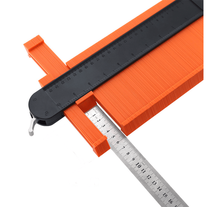 5 or 10 Inch Metal Self Locking Type Contour Gauge Wider 60mm Depth ABS Profile Gauge Shape Duplicator Copy Irregular Shapes Measuring for Fit and Easy Cutting - MRSLM