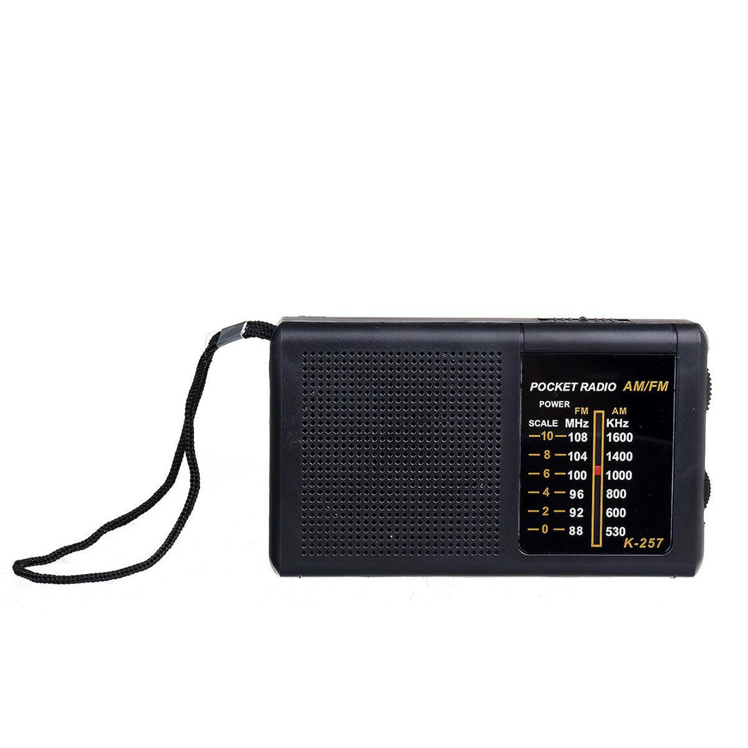 Mini Portable 2 Bands 88-108MHz FM 530-1600KHz AM Retro Radio - MRSLM