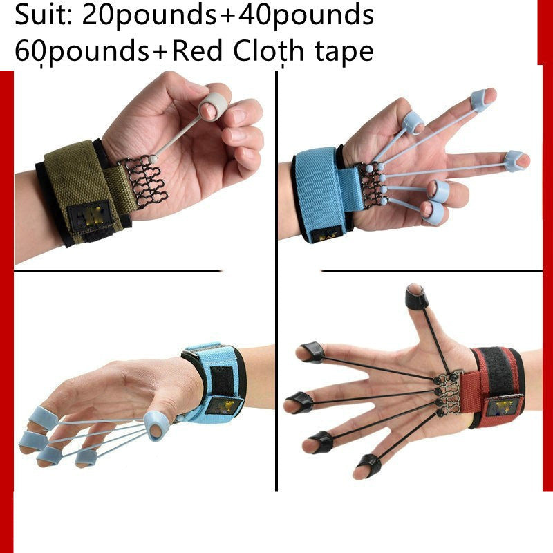 Training Device Hand Yoga Resistance Band Finger Gripper Strength Trainer Extensor Exerciser Finger Flexion And Extension