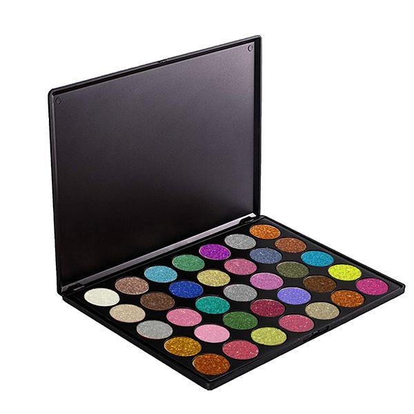 VERONNI 35 Colors Glitter Eye Shadow Palette Eyes Cosmetics Makeup Sequins Powder Party - MRSLM