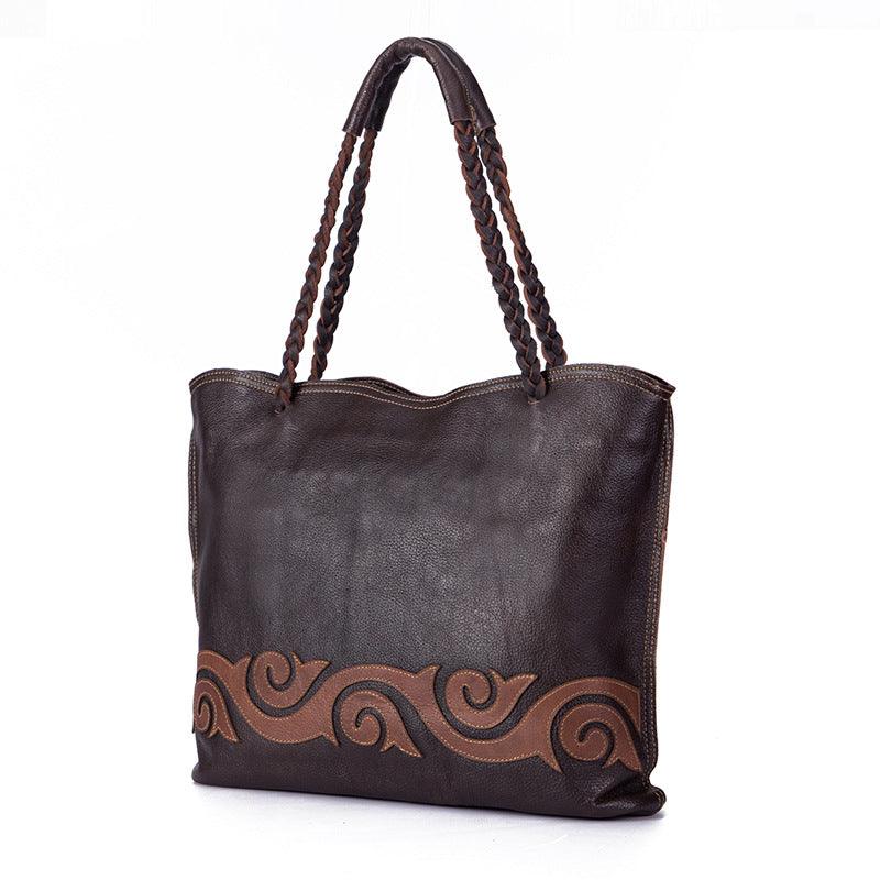 Fashion lychee handbag shoulder bag - MRSLM
