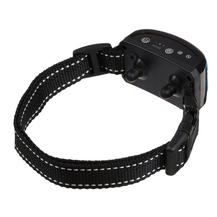 Dog Training Collar Anti Bark Electric Shock Vibration Remote With Customized Audio Commands for Pet Dog Training Collar - MRSLM