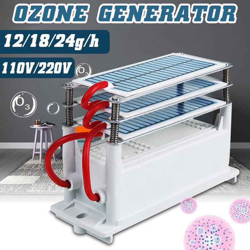 AC 110V /220V 12g/18g/24g Ozone Generator Ozonator Machine Water Air Purifier - MRSLM