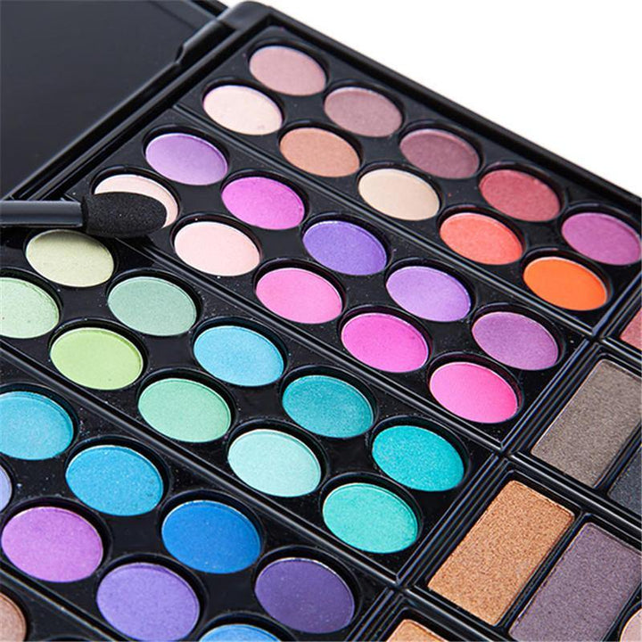 78 Colors Eyeshadow Palette Blusher Contour Powder Lip Gloss Eye Shadow Makeup Set - MRSLM