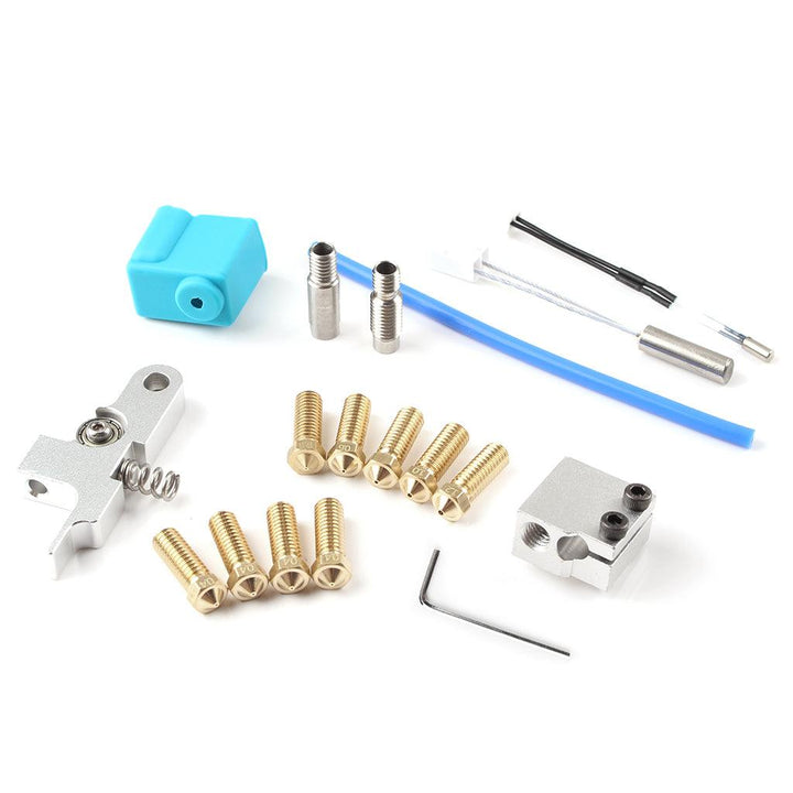 Nozzle Extruder Kit with Silicone Case thermistor Heating Tube Throat for Sidewinder X1/Genius 3D Printer - MRSLM