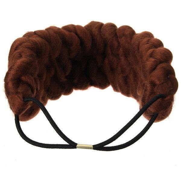 Vintage Handmade Knitting Hair Band Head Wrap Hair Accessories Winter Autumn 5 Colors - MRSLM