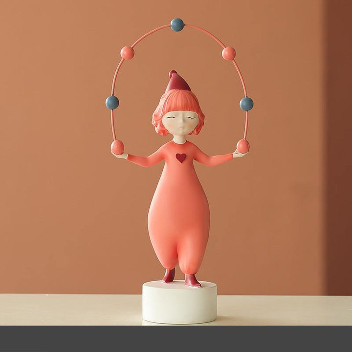 Creative Resin Elf Girl Sculpture Ornaments - MRSLM