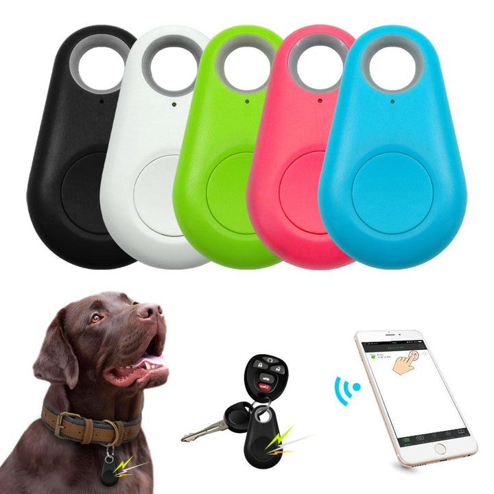 Ranres Pet Smart GPS Tracker Mini Anti-Lost Waterproof Bluetooth Locator Tracer for Pet Dog Cat Kids Car Wallet Key Collar Accessories - MRSLM
