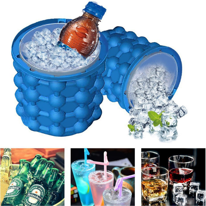 New Champagne Container Silicone Bucket Saving Ice Cube Maker