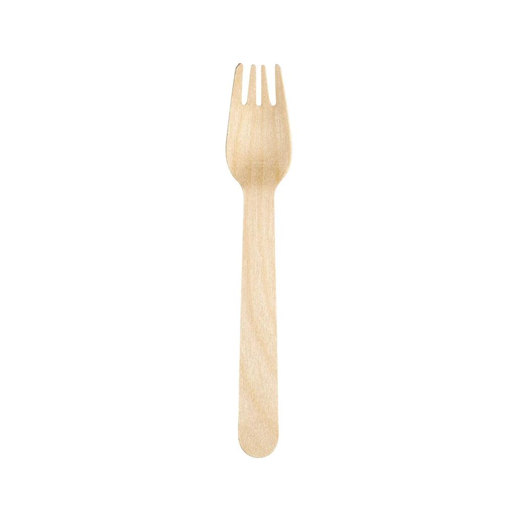 Birchwood Disposable Forks (100 Pcs) - MRSLM