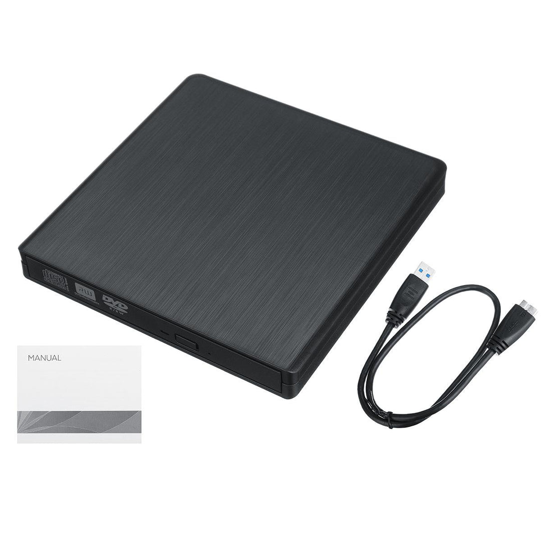 Optical Drive Type-C USB 3.0 Flat Brushed External DVD Burner for PC Laptop - MRSLM