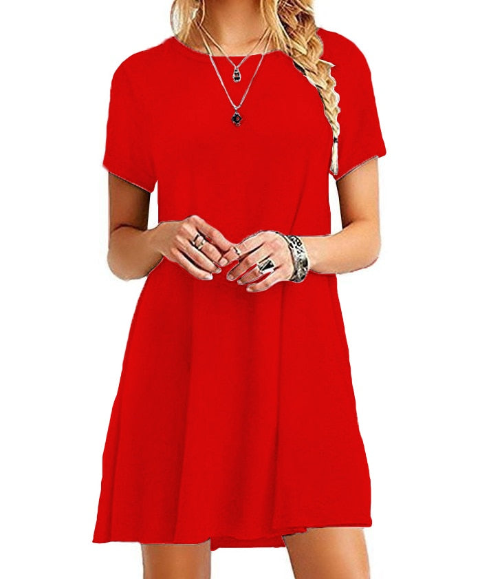 Women's Casual Style Mini Dress