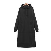 Women's loose long hoodie, view 10 - MRSLM