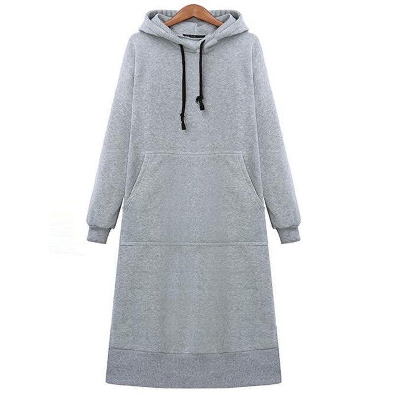 Women's loose long hoodie, view 9 - MRSLM