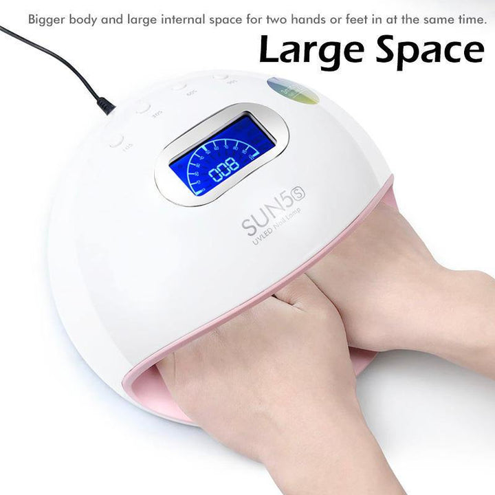 72W UV Lamp Nail Lamp For Manicure Nail Dryer For All Gels Polish With Automatic Sensor Smart Temperature Control Eu Plug - MRSLM