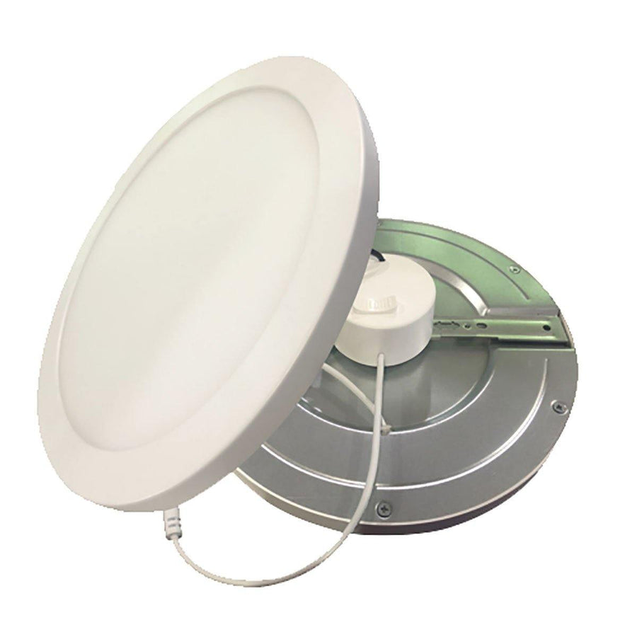 LOC-12RDDL-21WMCCT - LED 12 INCH SURFACE MOUNT DOWNLIGHT, 21W, MULTI-CCT 2700K, 3000K, 3500K, 4000K,,5000K, 1,800LM, DIMMABLE, 120V, CRI80, UL & ENERGY STAR LISTED - MRSLM
