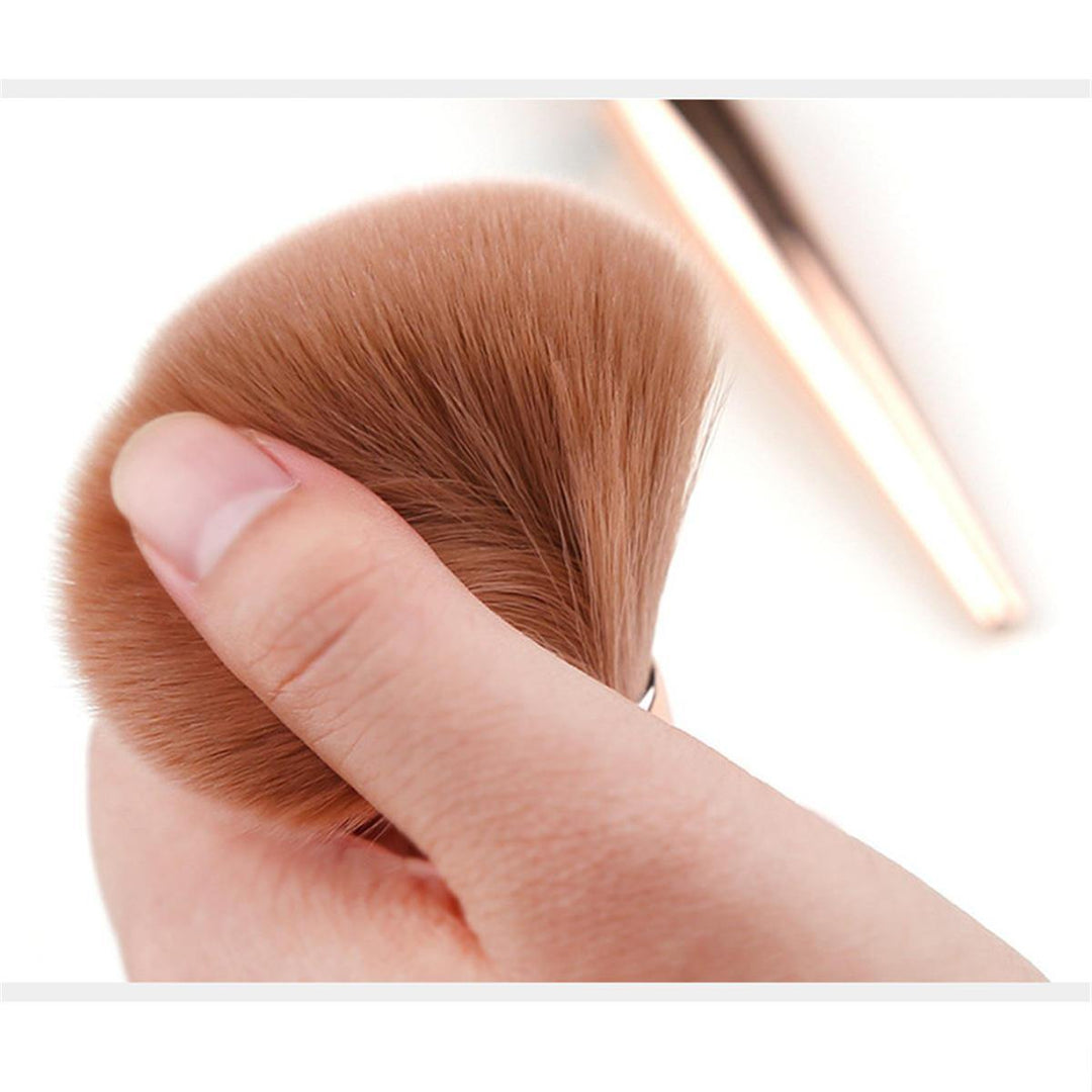 Multifunctional 2-in-1 Nylon Wool Plating Plastic Handle Brush Eye Shadow Makeup Brushes - MRSLM