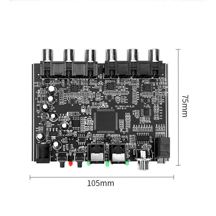 5.1 Channel DTS Dolby AC-3 PCM Digital Optical/Coaxial to Analog Audio Decoder Module DC5V - MRSLM