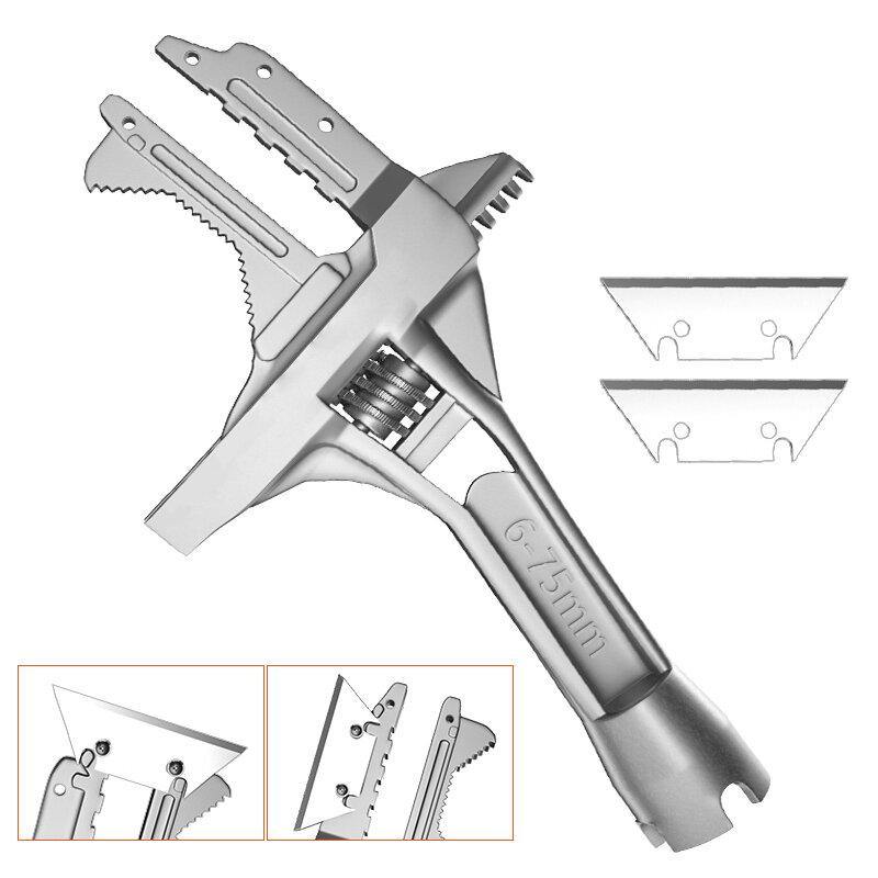 Sanitary Wrench Tool Movable Short Handle Large Opening Multifunctional Activity Universal Wrench - MRSLM