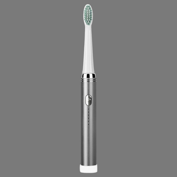 Aluminum Alloy Metal Handle Electric Toothbrush With Soft Bristles - MRSLM