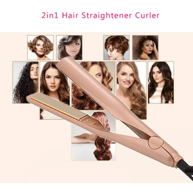 2 IN 1 Mestar Iron Pro Automatic Rotating Roller Hair Curler Heating Automatic Ceramic Curling Iron Magic Hair Styling Tool - MRSLM
