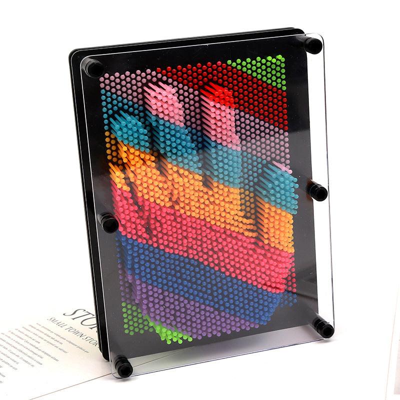 3D Stereo Hand Model Candy Colorful Change Needle Painting Novelties Toys - MRSLM