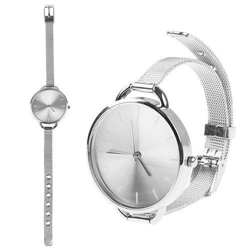 Women's Fashion Ultra-thin Slim Mesh Strap Quartz Analog Wrist Bracelet Watch - MRSLM