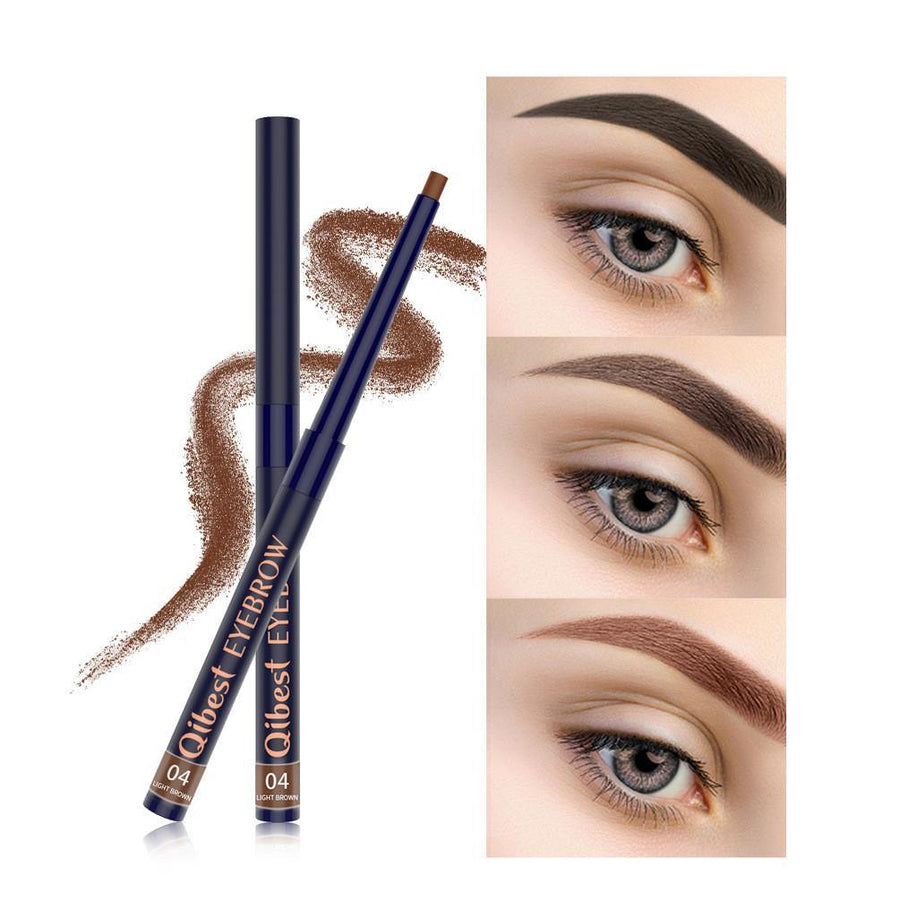 Elliptical Eyebrow Pencil Automatic Rotation Long-lasting Waterproof Sweatproof Eyebrow Powder - MRSLM