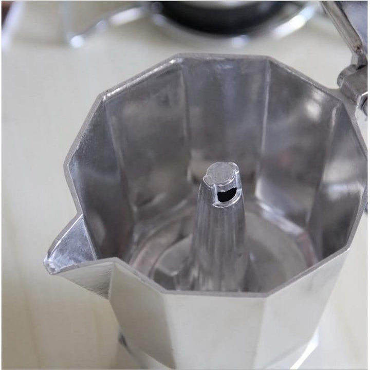 ACL Italian Coffee Pot Octagonal Mocha Pot Heat Resistant Aluminium for Household - MRSLM