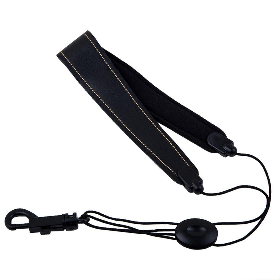 SLADE Adjustable Saxophone Sax Belt High Quality Leather Nylon Padded Neck Strap with Hook Clasp - MRSLM
