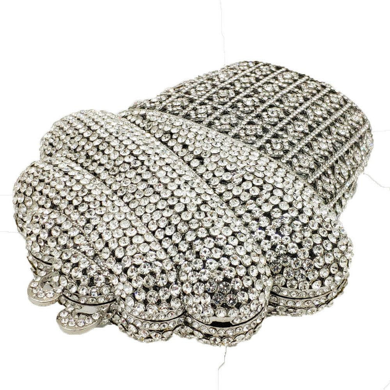 Ice cream rhinestone evening bag, view 4 - MRSLM