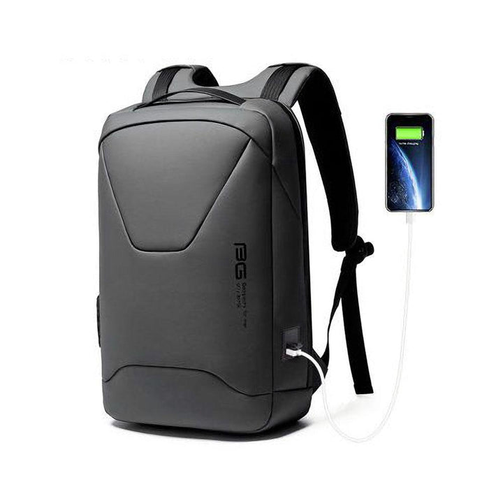 BANGE BG-22188 15.6 inch Waterproof Backpack Male Merchant Business Commuter Usb Computer Bag - MRSLM