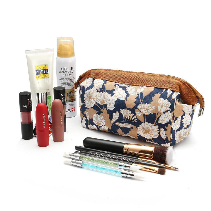 Waterproof Travel Cosmetic Bag Makeup Organizer Storage Pouch Cosmetic Toiletry Case Multifunction - MRSLM