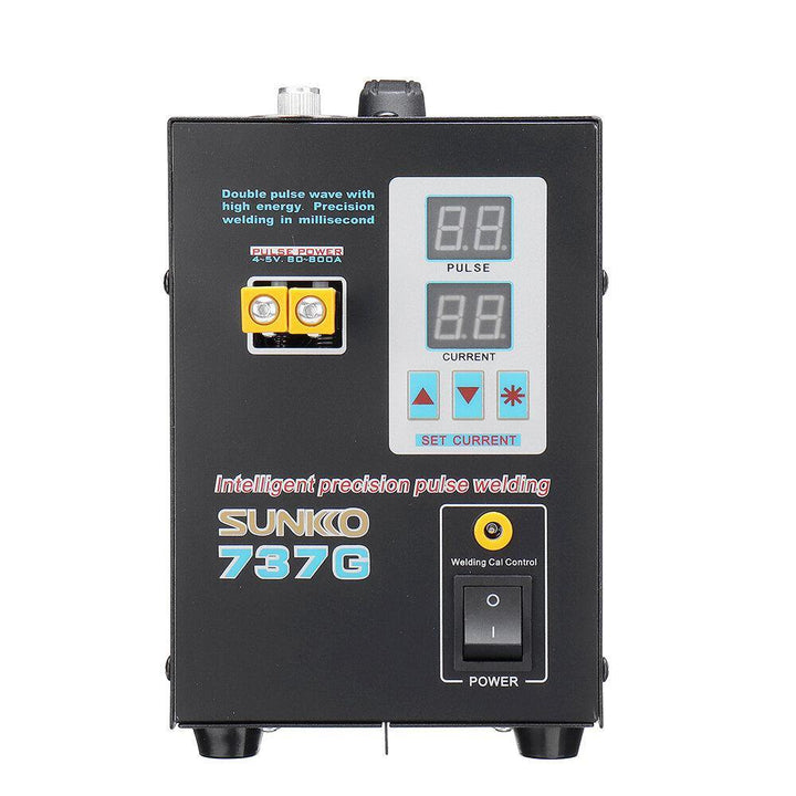 SUNKKO 737G 220V Battery Spot Welder Hand Held Welding Machine with Pulse & Current Display - MRSLM