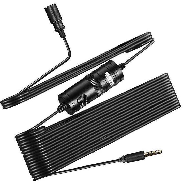 Lavalier microphone professional camera (Black) - MRSLM