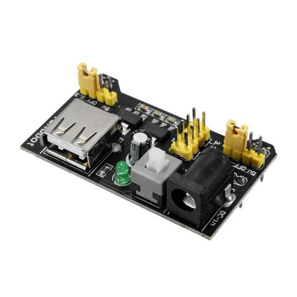 Geekcreit Power Supply Module 830 Hole Breadboard Resistor Capacitor LED Kit - MRSLM