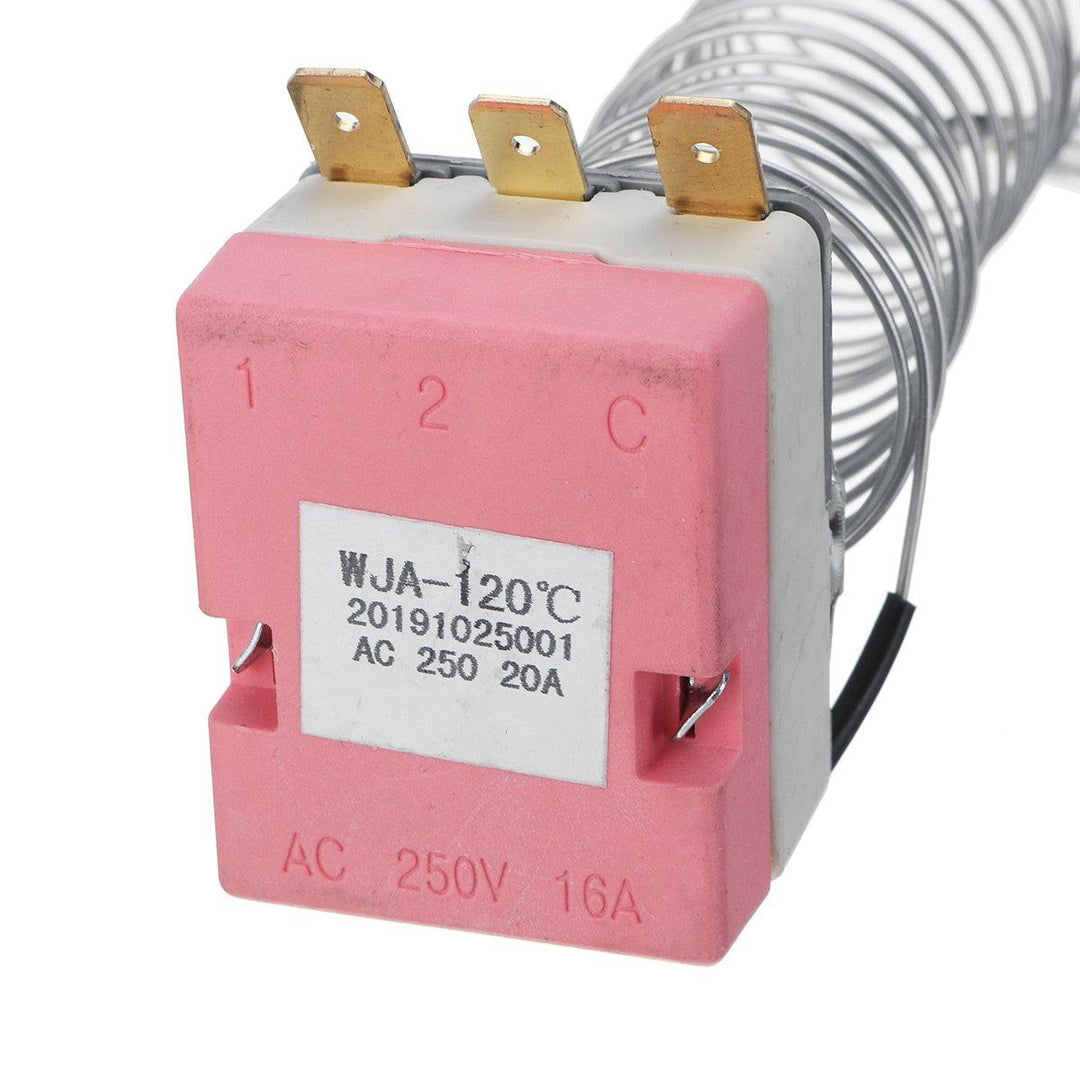 0-120°C Universal Capillary Thermostat Temperature Controller Cooling Car Radiator Fan Control Switch - MRSLM