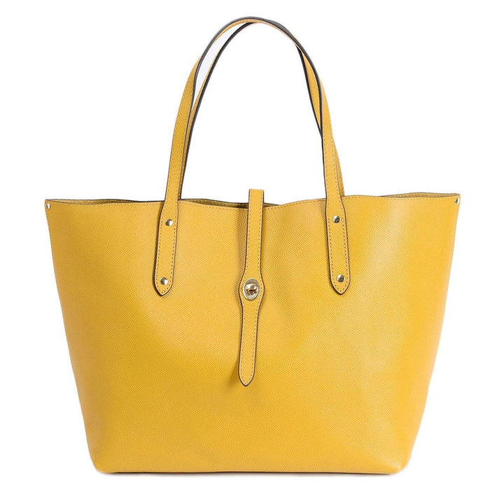 Women Leather Tote Handbag Large Capacity Handbag Shoulder Bag - MRSLM