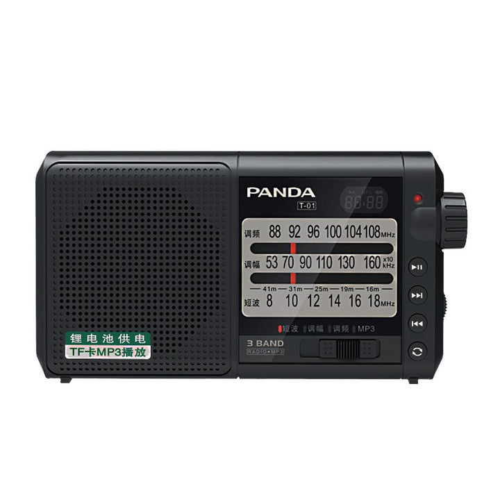 Panda T-01 Radio FM AM SW Three Band Radio Portable Retro Semiconductor Radio - MRSLM