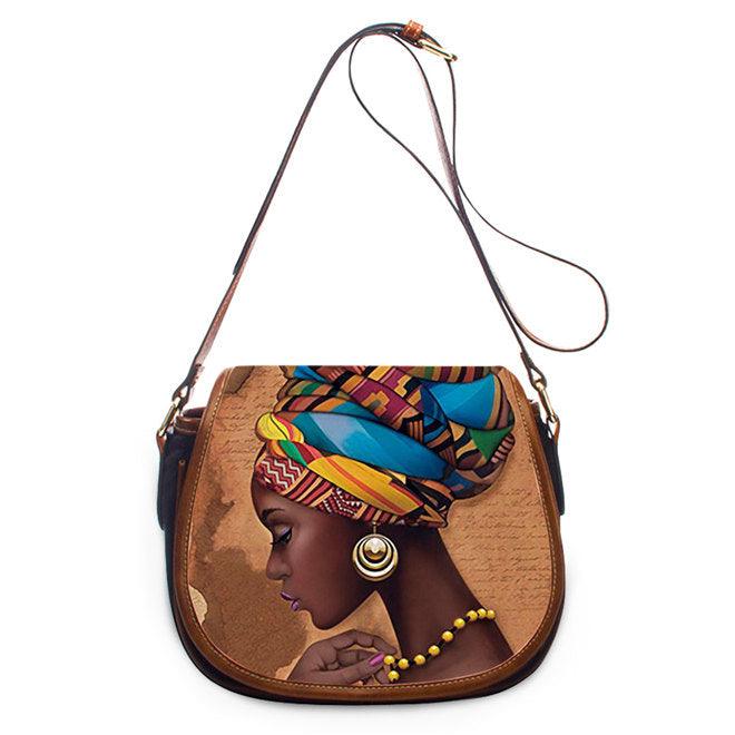 African Pu women's One Shoulder Messenger Bag - MRSLM