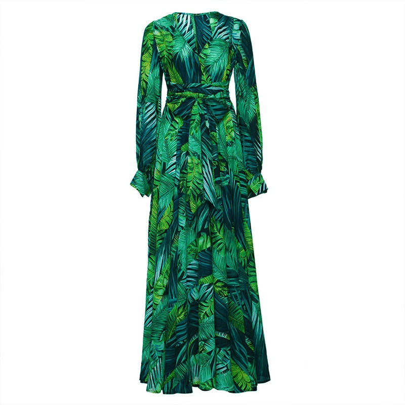 Vestido Maxi Tropicana Feminino
