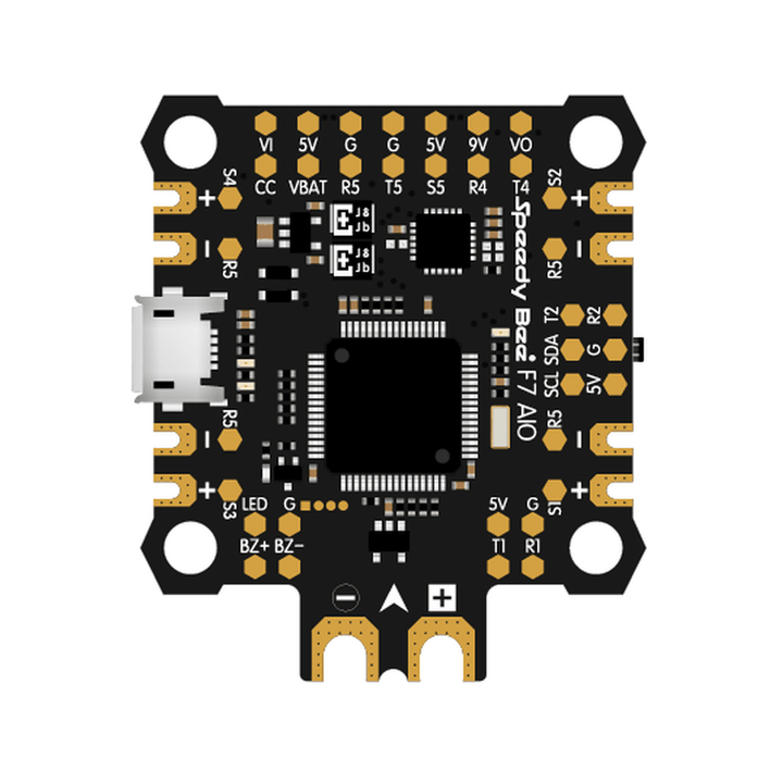 Speedybee F7 AIO 3-6S Bluetooth Flight Controller OSD 32MB Black Box Current Sensor 4UART 35V 470uf Capacitor - MRSLM
