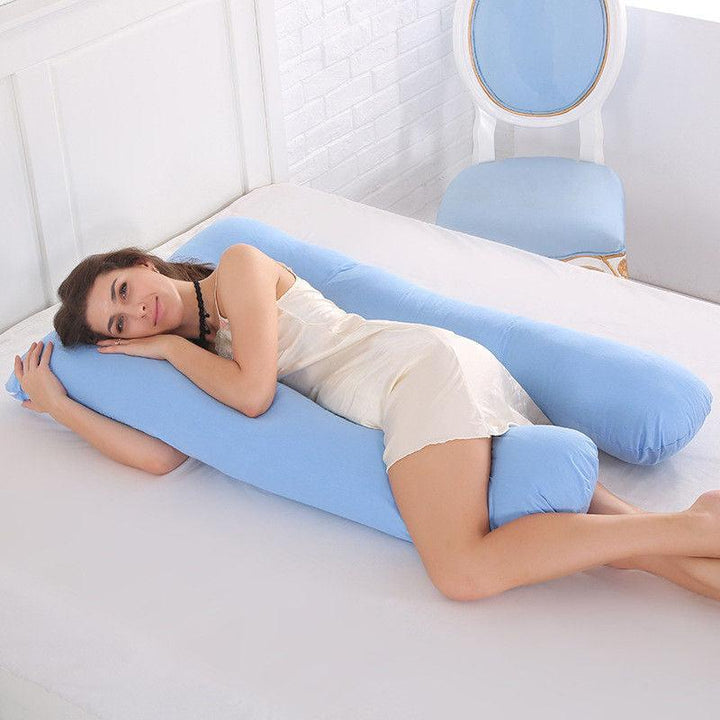 130X70CM U Shape Pillows Comfortable Body Pillow Women Side Sleepers Cushion - MRSLM