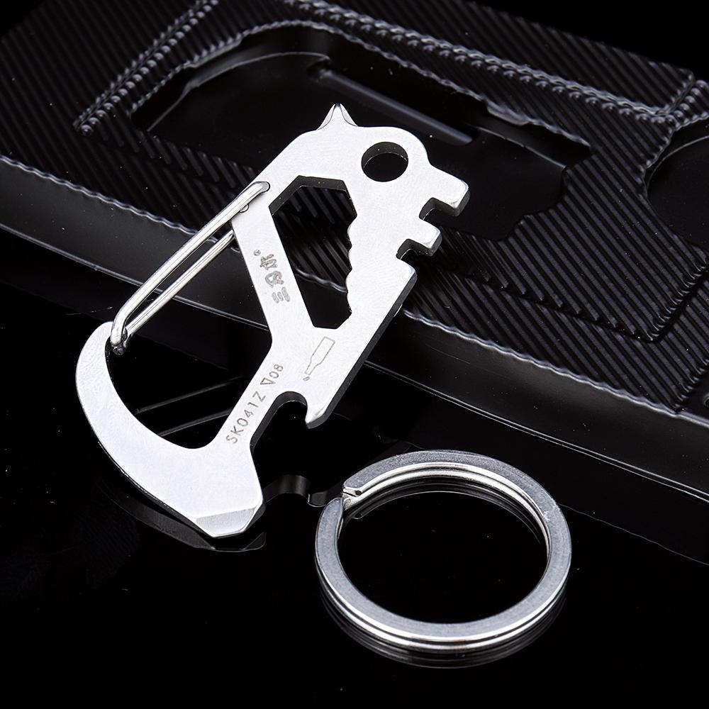 SANRENMU Multifunctional Keychain Tools Creative Car Waist Hanging for Men Women - MRSLM