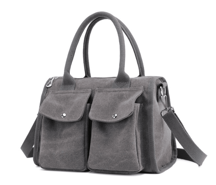 Canvas Women Bags for Women 2021 Doctor Bag Ladies Hand Bags Handbag Designer Totes Casual Canvas Crossbody Bag Shoulder Hobo - MRSLM