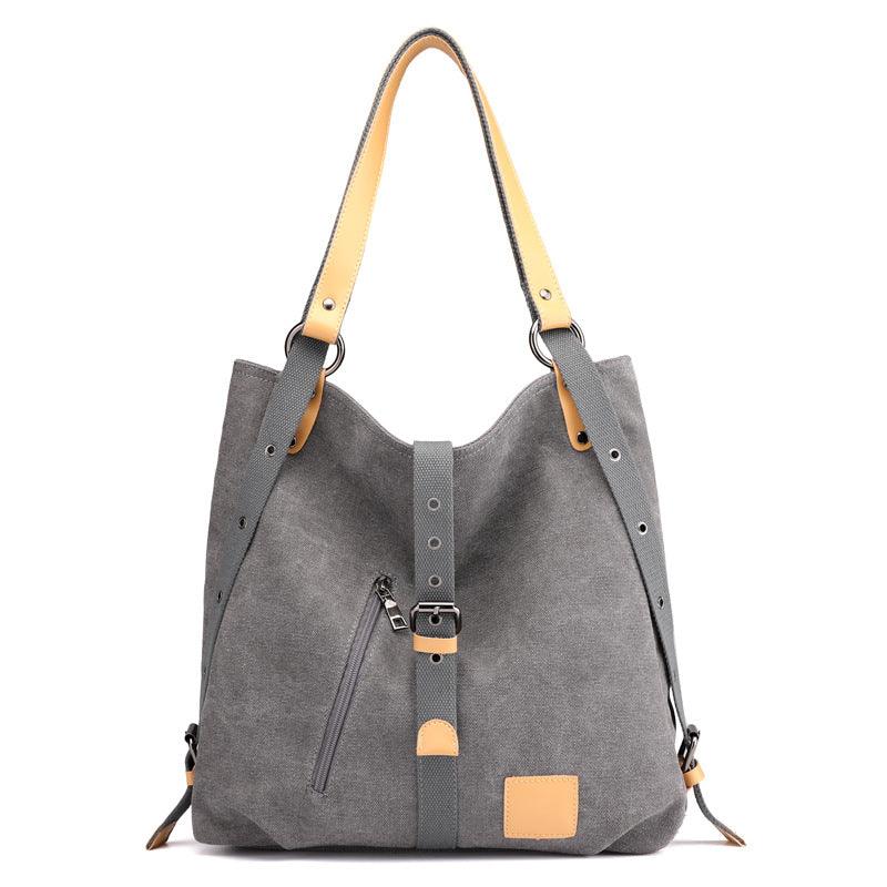 women's large canvas shoulder bag - MRSLM