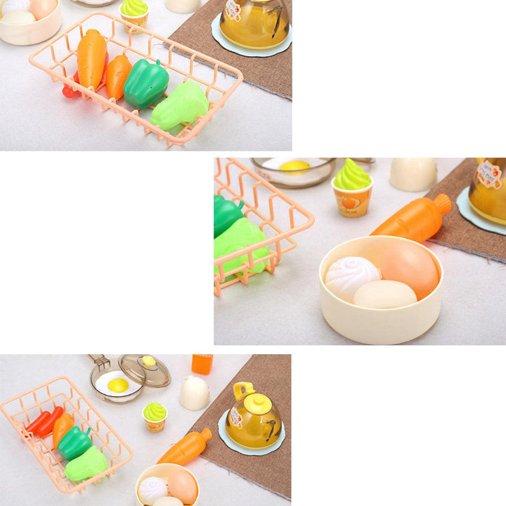 Kitchen Plastic Toys Kitchen Big Kitchen Cooking Simulation Play Educational Toy for Baby Girl Toy Gift - MRSLM