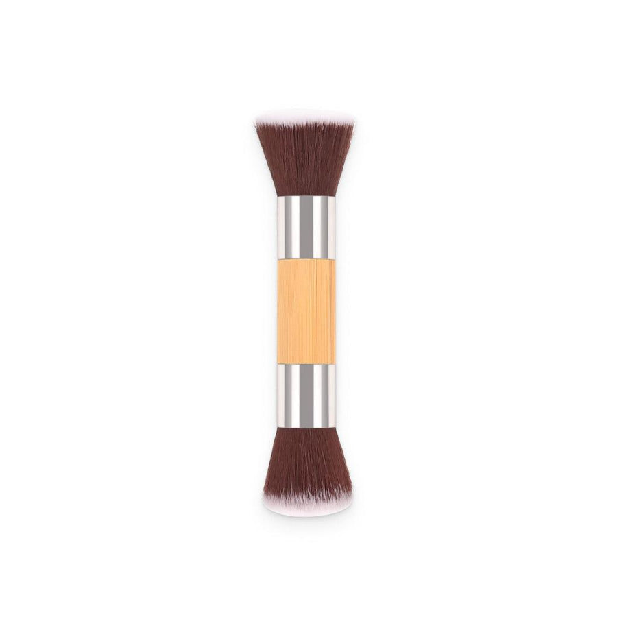 Double-Headed Bamboo Makeup Brush - MRSLM
