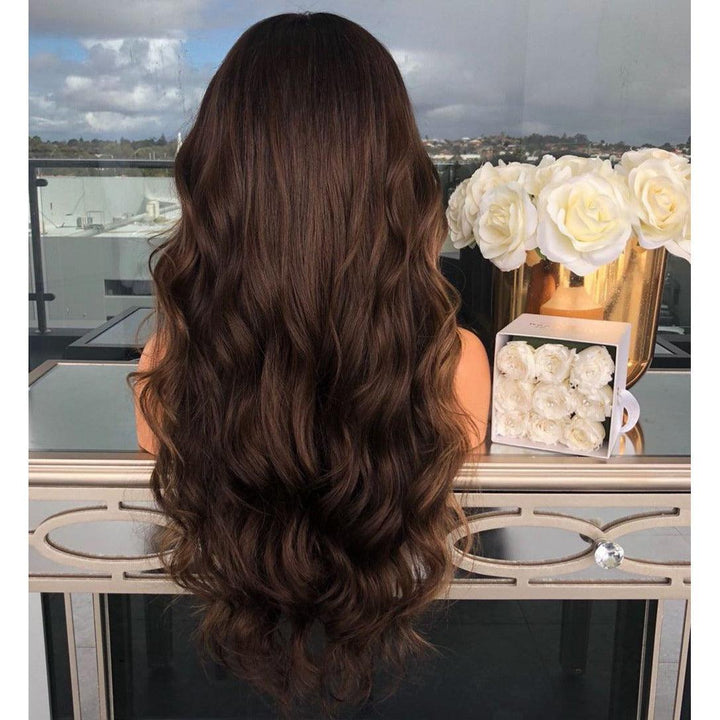 Long brown wig (Brown) - MRSLM